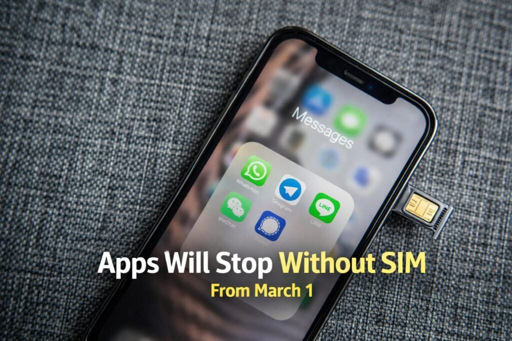 SIM Binding Rule from 1 March 2026: WhatsApp, Telegram & Signal Users Must Keep Original SIM in Phone or Apps Will Stop Working