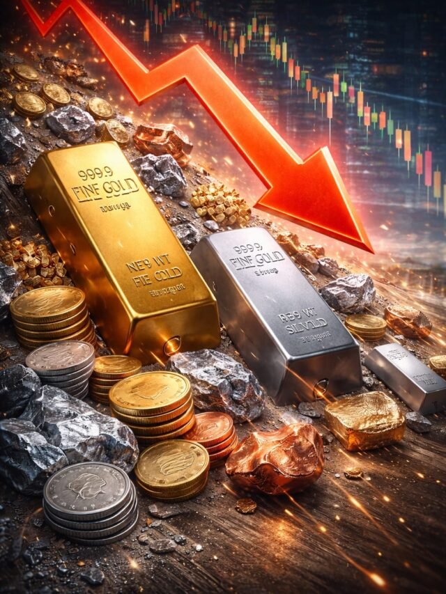 gold and silver prices fall