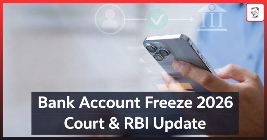 Bank Account Freeze in 2026: New Court & RBI Rules Every Indian Must Know Before It’s Too Late