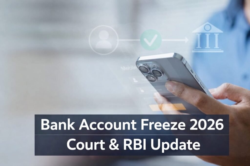 Bank Account Freeze in 2026: New Court & RBI Rules Every Indian Must Know Before It’s Too Late