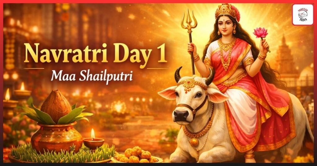Chaitra Navratri 2026 Begins Today: Maa Shailputri Worship, Muhurat, Rituals & What Makes Day 1 So Powerful