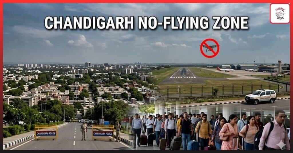 Chandigarh No-Flying Zone Alert Flights Disrupted as Drone Ban Sparks Passenger Tension