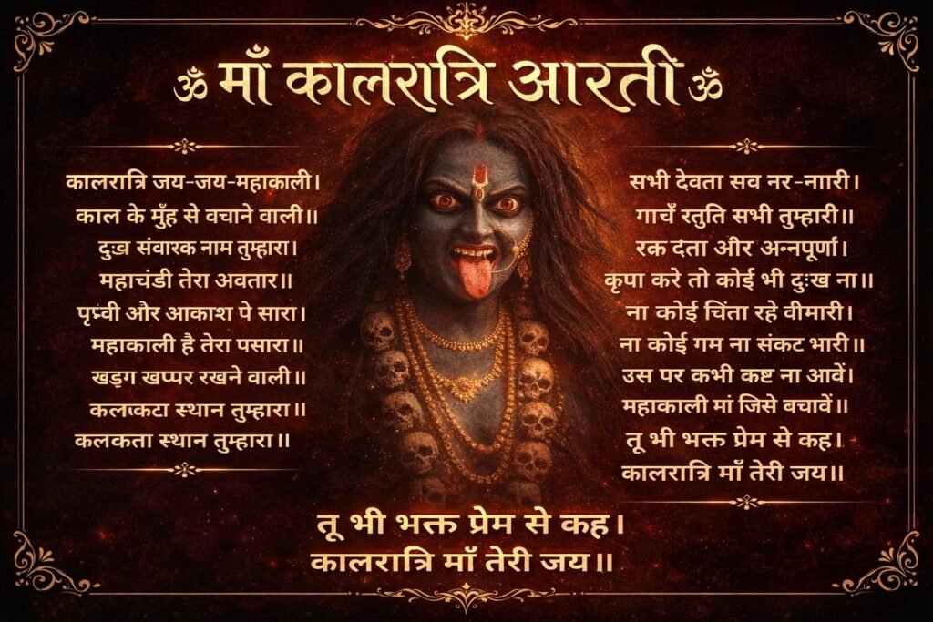 Maa Kalratri Aarti