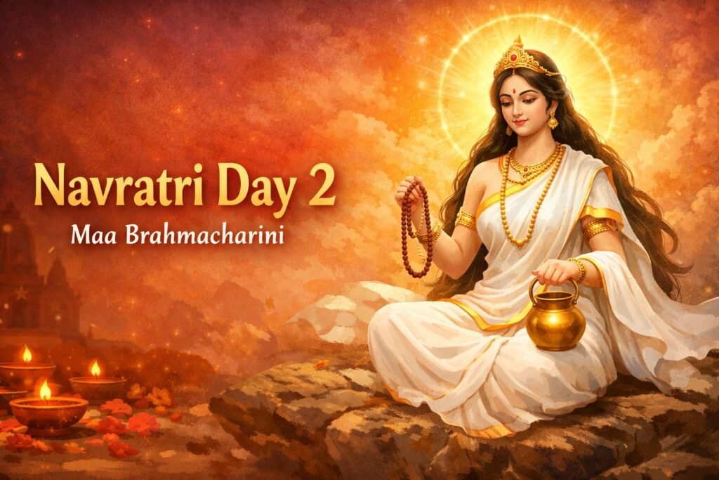 Navratri Day 2: Maa Brahmacharini’s Powerful Secret of Devotion & Strength