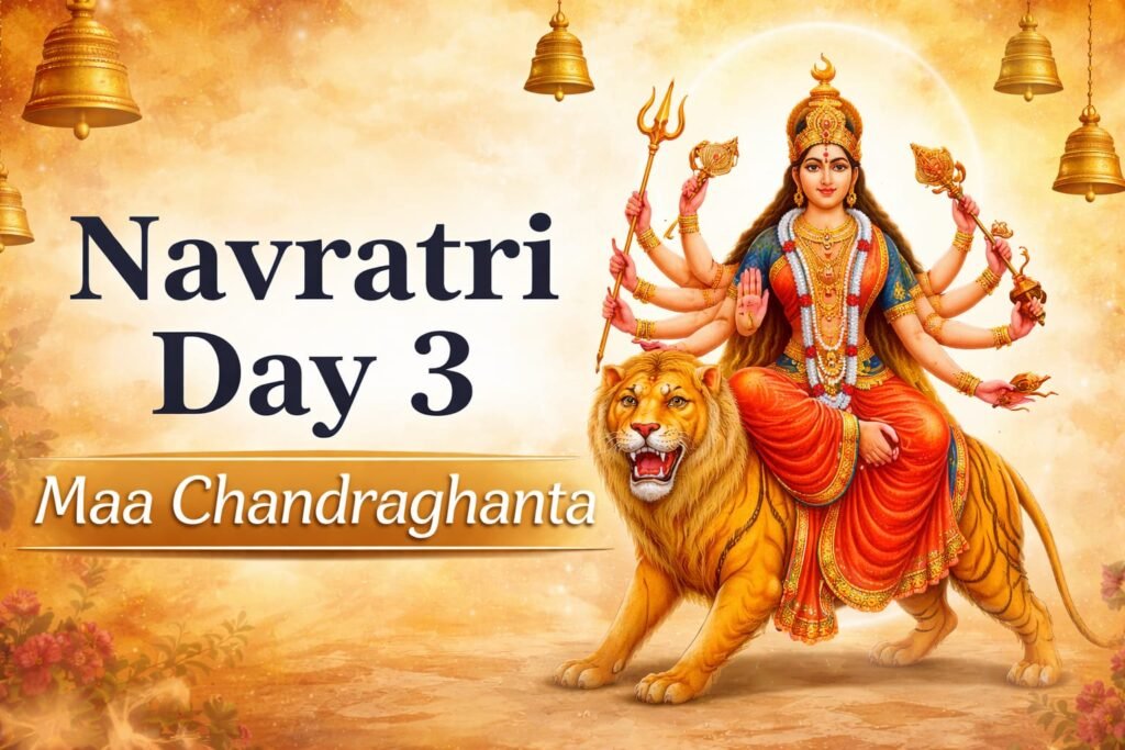 Navratri Day 3: Maa Chandraghanta’s Fierce Power & Secret Blessings You Shouldn’t Miss