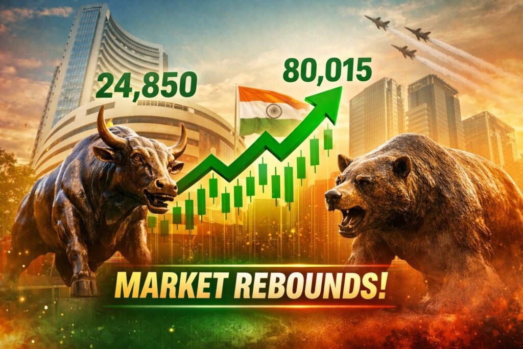 Nifty 50 Breaks 3-Day Losing Streak, Sensex Jumps 1100 Points — Is This the Big Market Comeback?