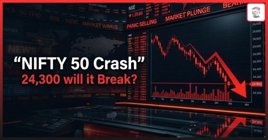 Nifty 50 Crash Alert: Will 24,300 Break Next? March 9 Opening Could Shock Investors