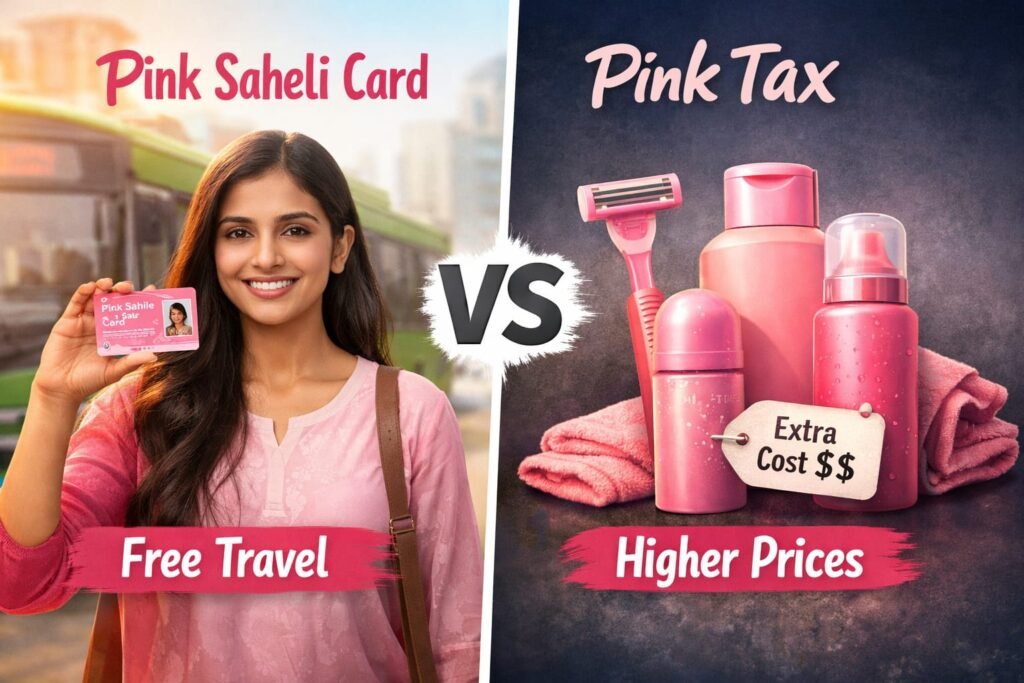Pink Tax vs Pink Saheli Card: Women’s Day Special — One Gives Free Travel, The Other Quietly Takes Your Money