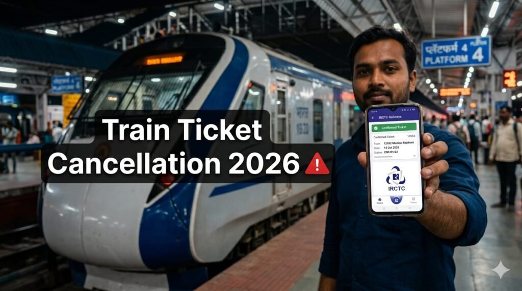 Train ticket cancellation 2026