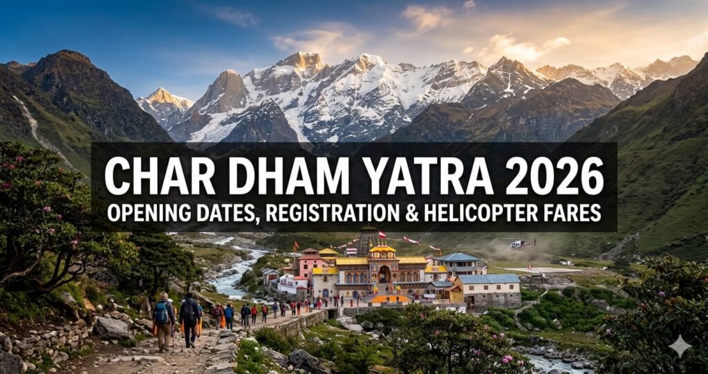 Char Dham Yatra 2026 Opening Dates Out