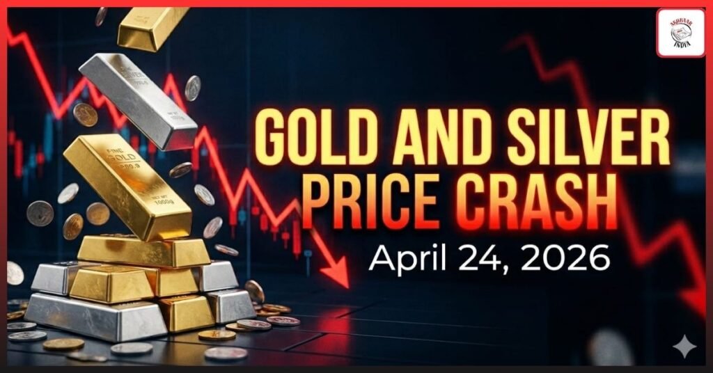 Gold and Silver Price Crash on April 24, 2026: Investors Shocked as Prices Turn Volatile After Record Highs
