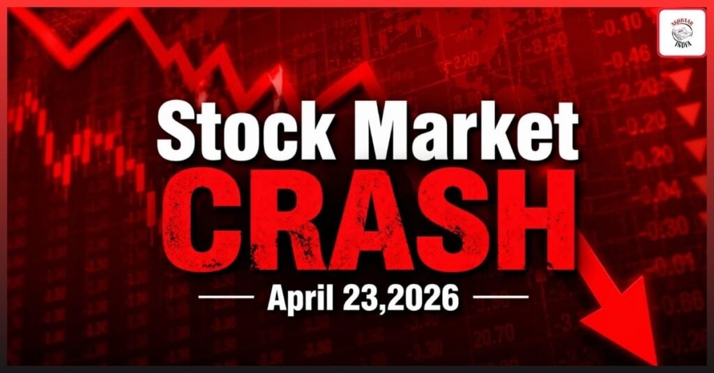 Stock Market Crash Today: Sensex Tanks 850+ Points — What Should Investors Do Next? (April 24 Outlook)