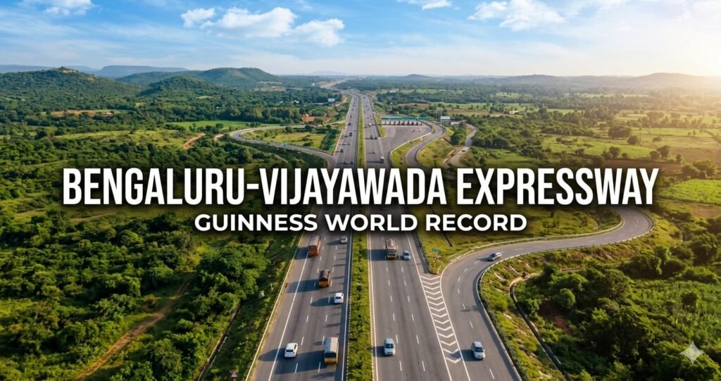 Bengaluru-Vijayawada Expressway Guinness World Record