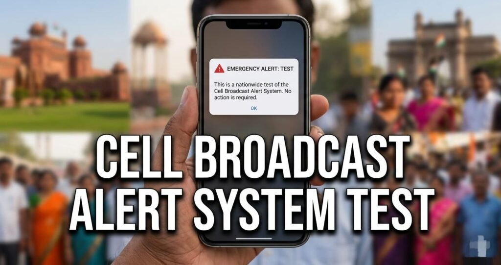 Cell Broadcast Alert System Test India 2026