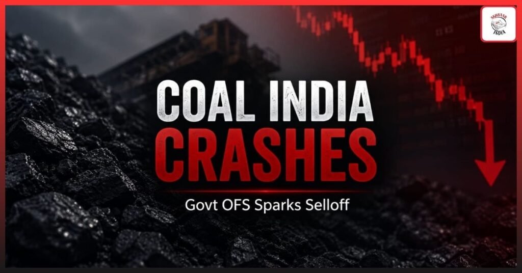 Coal India Shares Crash After Shocking ₹5,000 Crore OFS Discount Triggered by Government