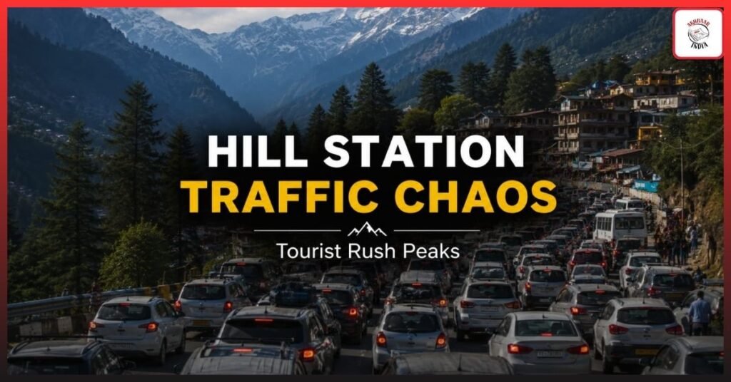 Deadly North India Heatwave Triggers Massive Hill Station Traffic Chaos Across Himachal and Uttarakhand