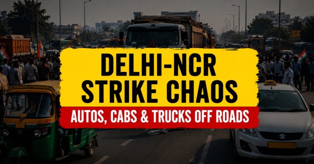 Massive Delhi-NCR Transport Strike Sparks Chaos