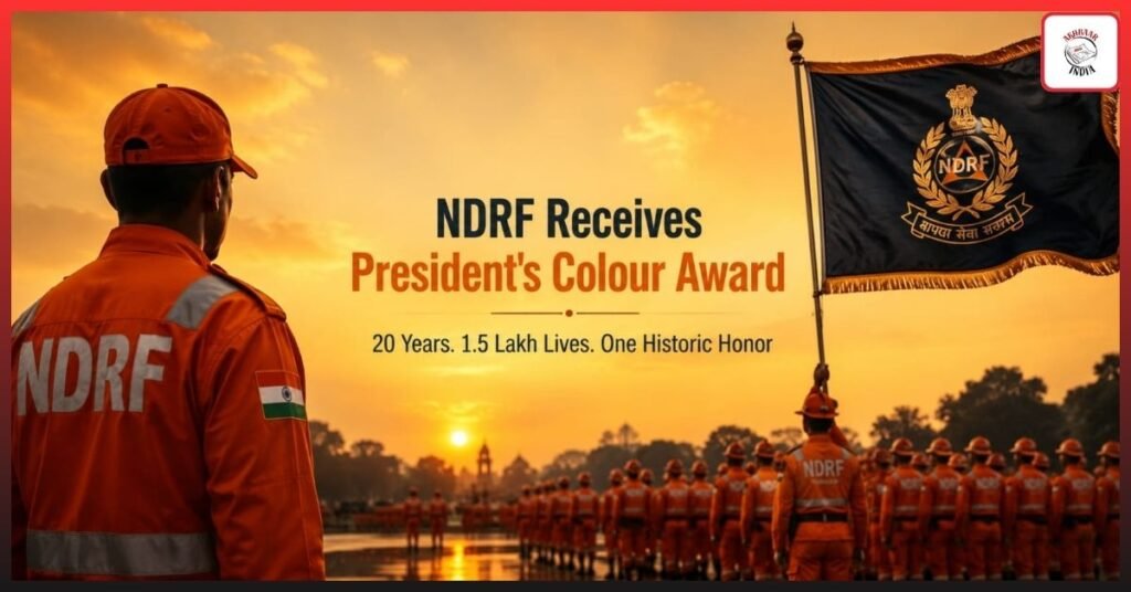NDRF Receives President's Colour Award: India's Highest Paramilitary Honor After 20 Years of Heroic Service