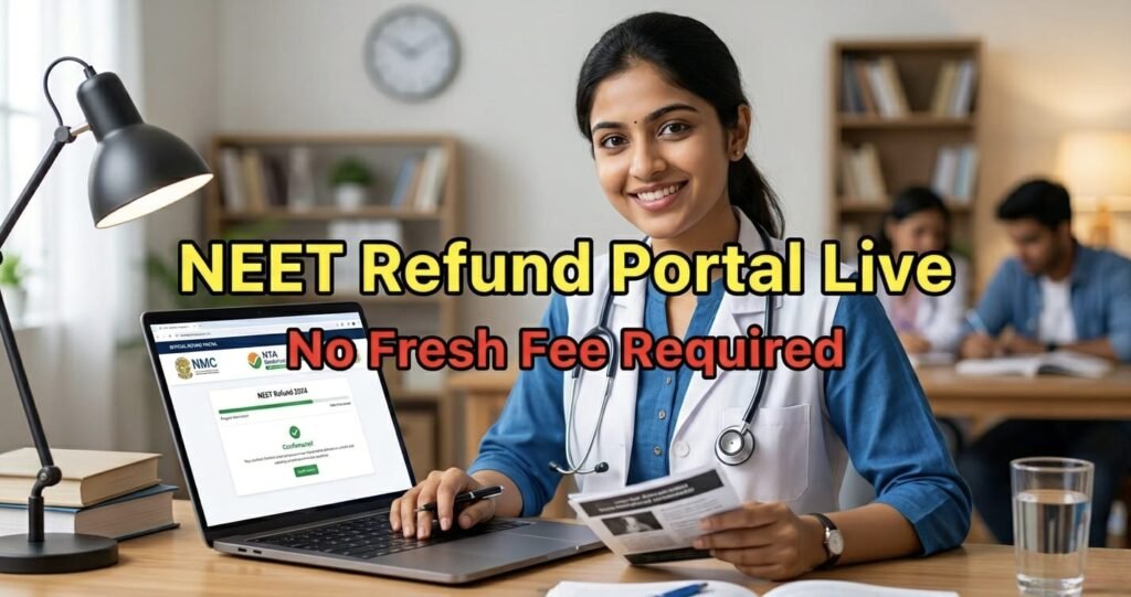 NEET UG 2026 Refund Portal Activated