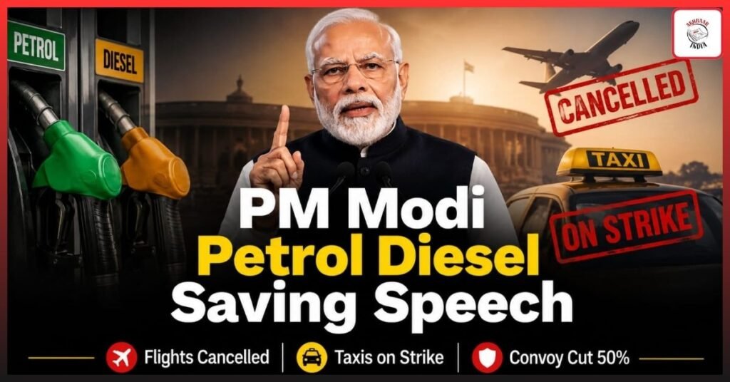 PM Modi Petrol Diesel Saving Speech: How It Is Hitting Flights, Taxis, and Convoys in 2026