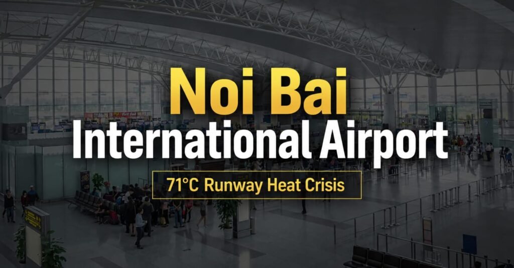 Brutal 71°C Heat at Noi Bai International Airport Turns Hanoi Airfield Into a Blazing “Frying Pan”