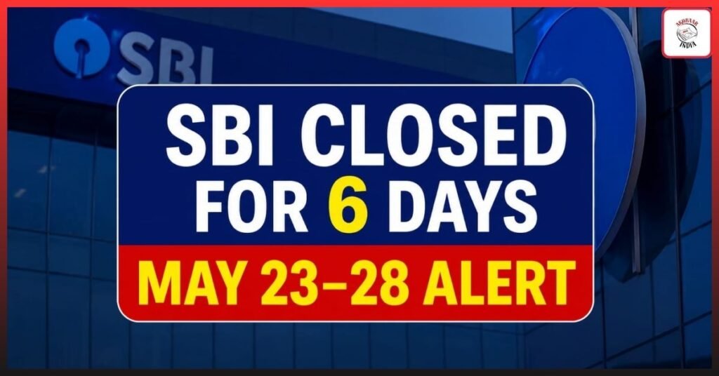 Urgent SBI Bank Holiday Update: 6-Day Bank Closure May Affect Customers