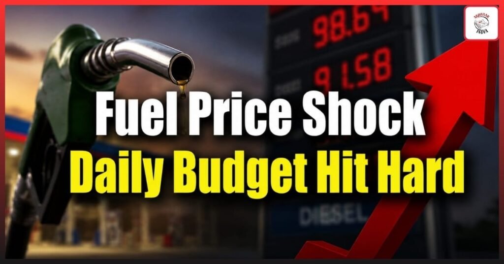 Shocking Petrol Diesel Price Hike Today: Daily Budget Hit Hard as Fuel Prices Rise Again