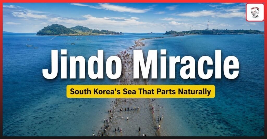 Stunning Jindo Miracle: The Rare Sea Phenomenon in South Korea That Looks Impossible