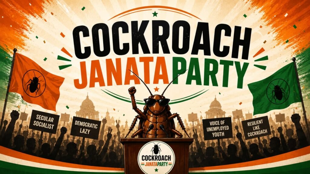 Viral Cockroach Janata Party Movement