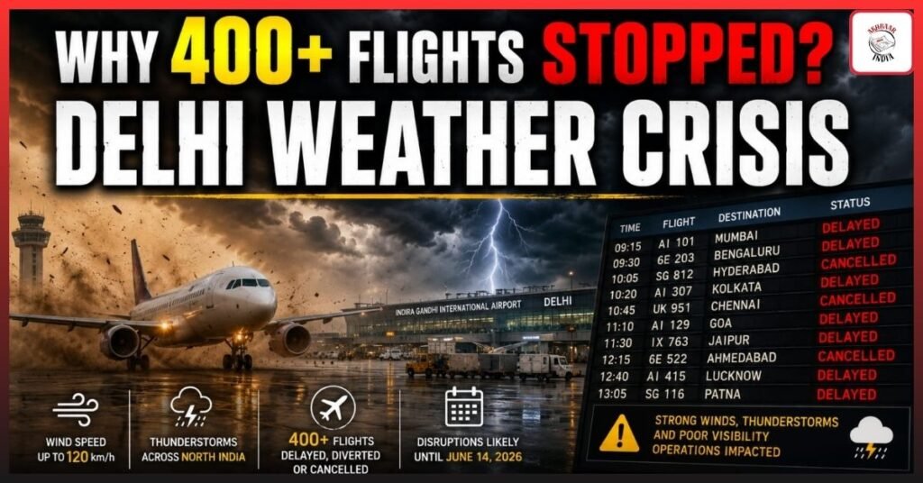Delhi Flight Delays: Why Are 400+ Flights Disrupted After a Dangerous 120 km/h Dust Storm?