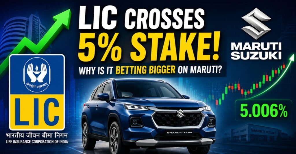 LIC Stake in Maruti Suzuki Crosses 5%