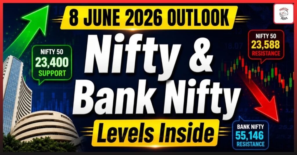 Nifty 50 Prediction for 8 June 2026: Will 5 Crucial Levels Trigger a Cautious Market Decline or a Strong Rebound?