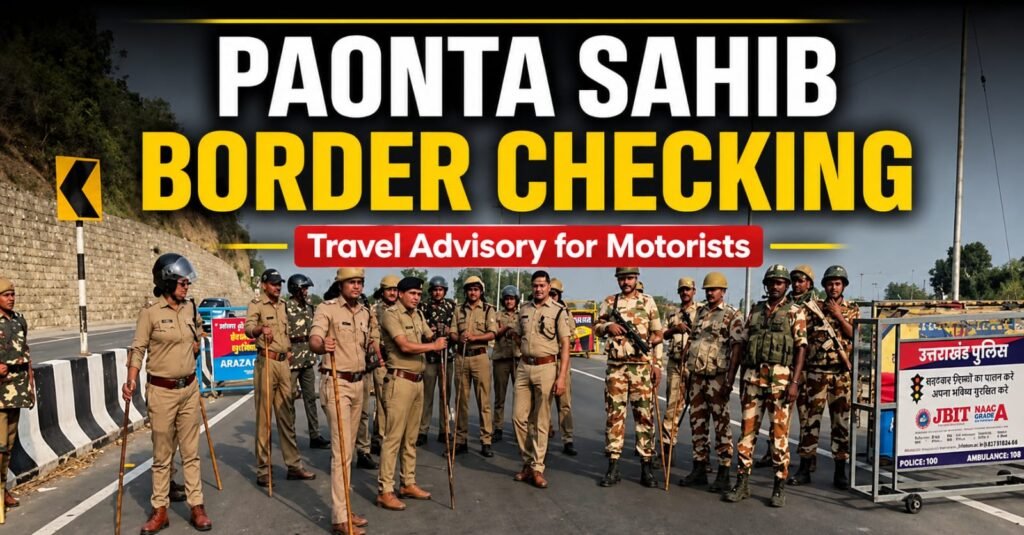 Paonta Sahib Border Checking