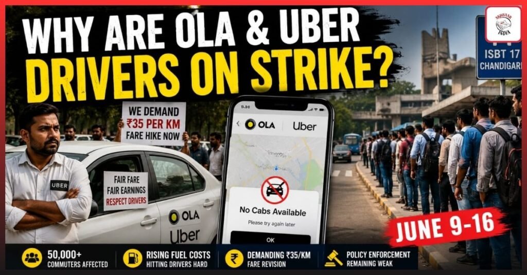 Powerful 8-Day Tricity Cab Strike 2026: Why Are Ola, Uber and Indi Drivers Demanding ₹35 Per Km Amid Rising Fuel Costs?