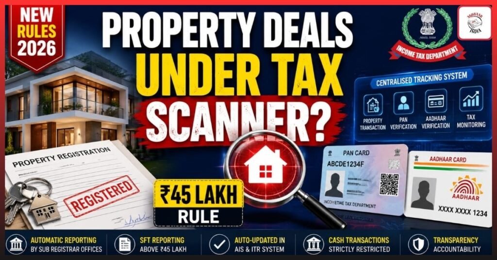 Property Transaction Rules 2026: 7 Important Changes That Could Trigger Strict Income Tax Scrutiny?