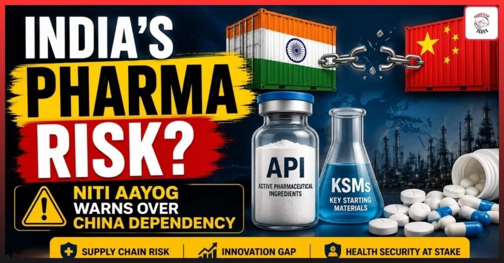 Why India Pharma Dependency on China Is a Serious Risk: 7 Critical Warnings by NITI Aayog