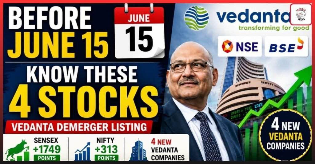 Will These 4 High-Potential Vedanta Demerger Stocks Listing 2026 Create a Positive Market Opportunity on June 15?