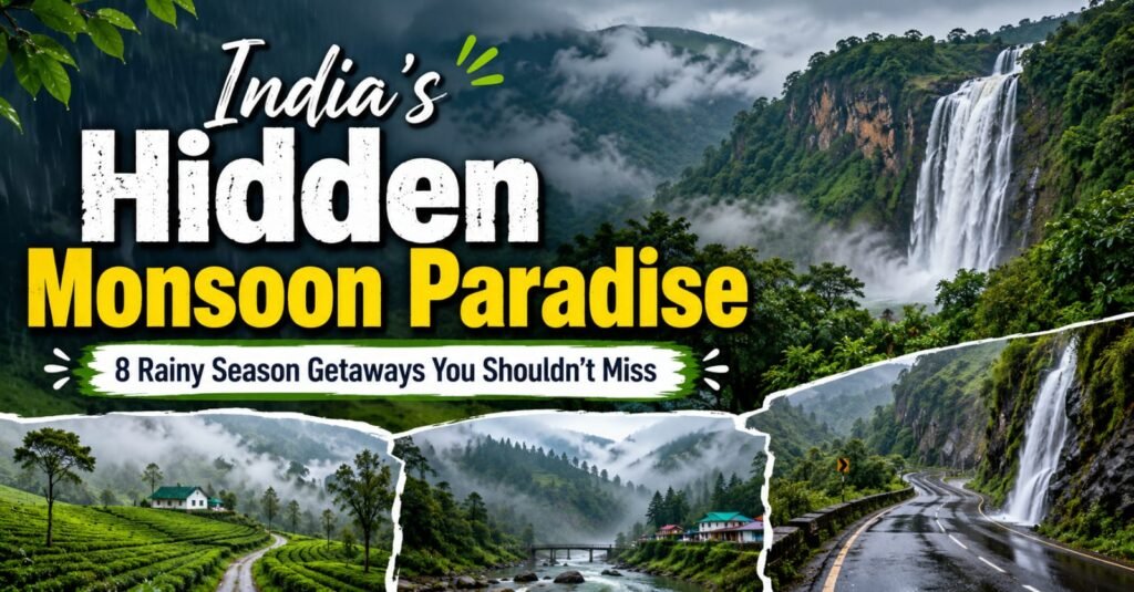 8 Hidden Monsoon Destinations in India 