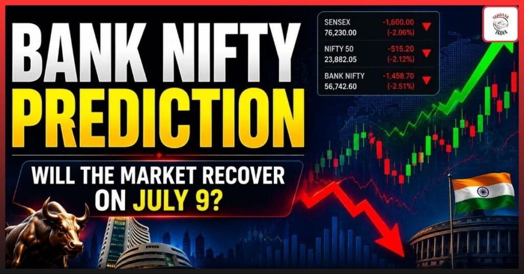 Bank Nifty Prediction July 9 2026: Will the Market Recover or Slip Further? 7 Crucial Signals