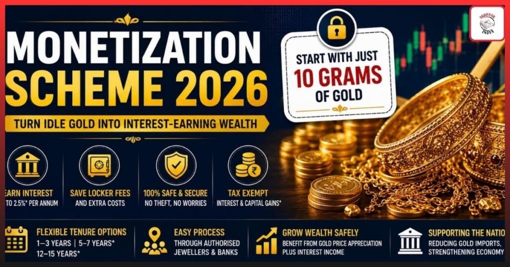 Gold Monetization Scheme 2026: Can You Safely Earn Interest on Just 10 Grams of Gold? 7 Powerful Facts Every Gold Owner Should Know