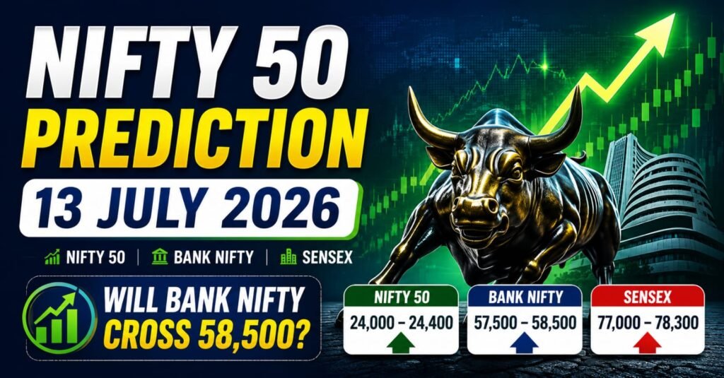 Nifty 50 Prediction for 13 July 2026