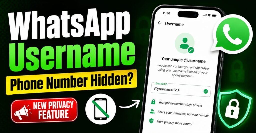 WhatsApp Username Without Phone Number