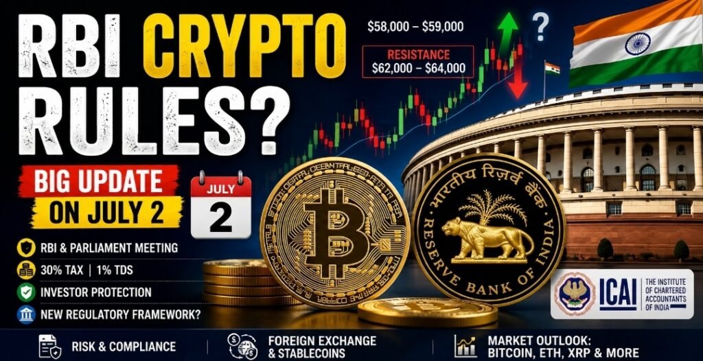 Will RBI Crypto Regulation India Change on July 2?